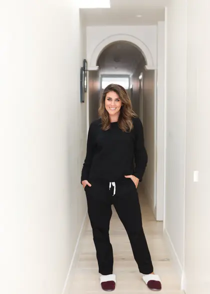 Jet Black Set- unisex, unisex long pyjama set